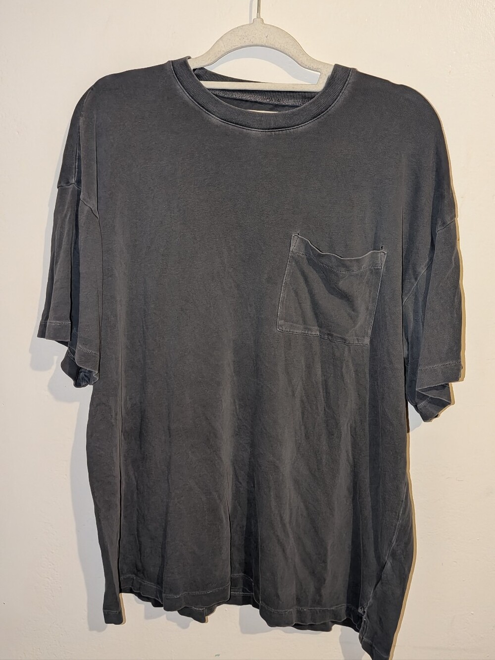 Madewell Black Short-Sleeve Pocket Crew Tee Size M